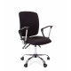 Кресло для оператора CHAIRMAN 9801 хром, Ткань, цвет Черный