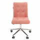 Кресло Для оператора CHAIRMAN 030 CHROME, Ткань велюр, цвет Розовый