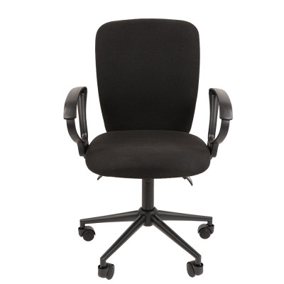 Кресло Для оператора CHAIRMAN 9801 BLACK, Ткань, цвет Черный