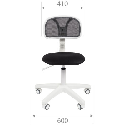 Кресло для оператора CHAIRMAN 250 white, Сетчатый акрил/Ткань, цвет Черный