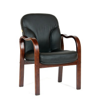 Кресло CHAIRMAN 658 Натуральная кожа, цвет Черный