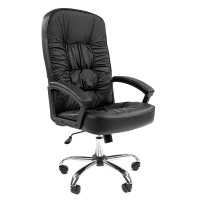 Кресло CHAIRMAN 418 PU Экокожа, цвет Черный