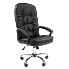 Кресло CHAIRMAN 418 PU Экокожа, цвет Черный