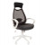 Кресло CHAIRMAN 840 white Сетчатый акрил/Ткань TW/Экокожа, цвет Черный