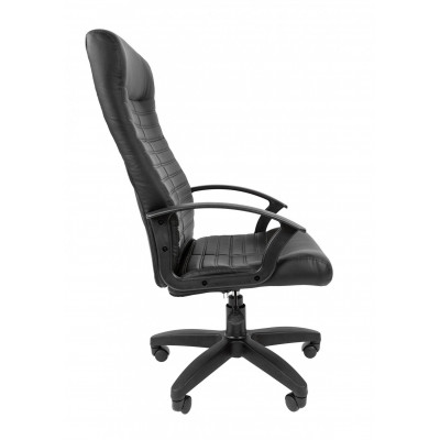 Кресло Стандарт СТ-80, Экокожа, цвет Черный