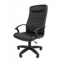 Кресло Стандарт СТ-80, Экокожа, цвет Черный