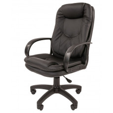 Кресло Стандарт СТ-68 BLACK, Экокожа, цвет Черный