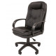 Кресло Стандарт СТ-68 BLACK, Экокожа, цвет Черный