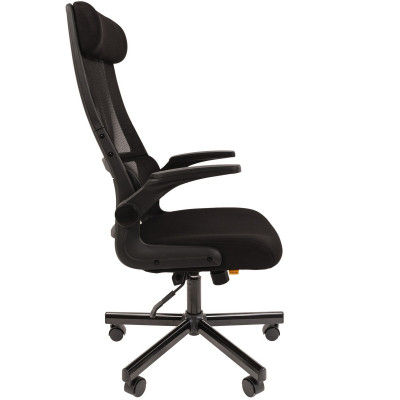 Кресло CHAIRMAN 575, Сетчатый акрил/Ткань TW, цвет Черный