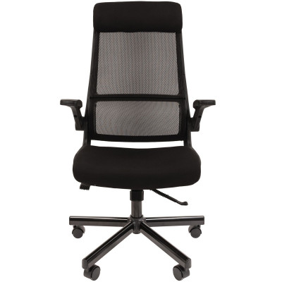 Кресло CHAIRMAN 575, Сетчатый акрил/Ткань TW, цвет Черный