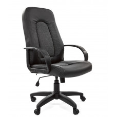 Кресло CHAIRMAN 429 Ткань/экокожа, цвет Черный/серый