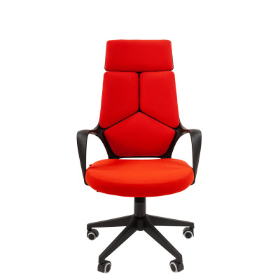 Кресло Для руководителя CHAIRMAN 525, Ткань, цвет Красный