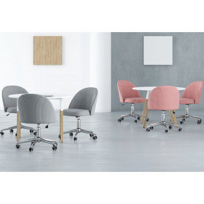 Кресло CHAIRMAN HOME 117 T-53, Ткань велюр, цвет Серый