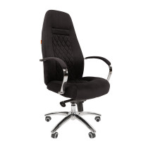 Кресло CHAIRMAN HOME 950 Ткань велюр, цвет Черный