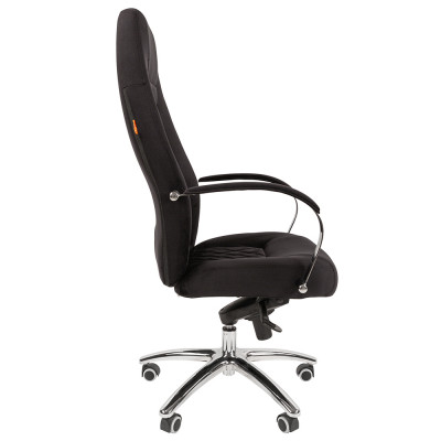 Кресло домашний офис CHAIRMAN HOME 950, Ткань велюр, цвет Черный