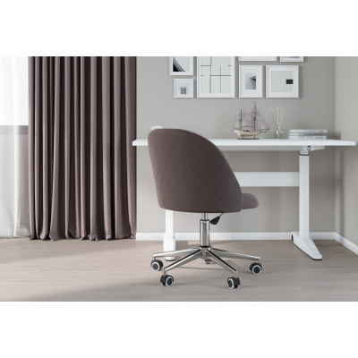 Кресло CHAIRMAN HOME 118 T-55, Ткань велюр, цвет Серый