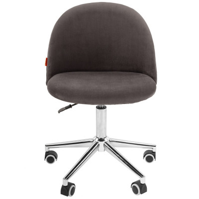 Кресло CHAIRMAN HOME 118 T-55, Ткань велюр, цвет Серый