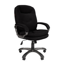 Кресло CHAIRMAN HOME 668 Ткань велюр, цвет Черный