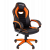 Кресло CHAIRMAN GAME 16 черный пластик Экокожа/ткань TW, цвет Черный/Оранжевый