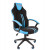 Кресло CHAIRMAN GAME 26 Ткань/Экокожа, цвет Черный/Голубой