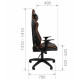 Кресло Игровое CHAIRMAN GAME 40, Экокожа, цвет Черный
