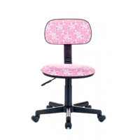 Кресло детское Бюрократ CH-201NX розовый сердца Hearts-Pk крестовина пластик