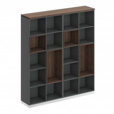 Стеллаж высокий City СИ 303 ДГ АР дуб гладстоун/антрацит премиум