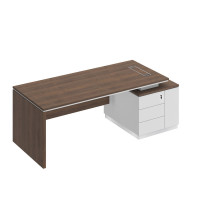 Стол опора ДСП на опорной тумбе City СИ 112 ДГ БП БП дуб гладстоун/белый премиум/белый премиум