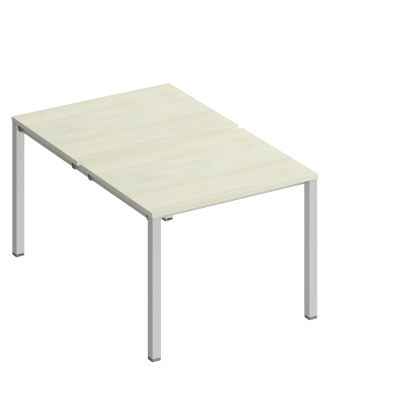 Рабочая станция на металлокаркасе (2х100) КФ К.1143 ДШ дуб шамони