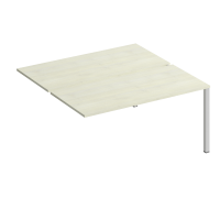 Секция стола рабочей станции на металлокаркасе (2х160) КФ К.1146-1 ДШ дуб шамони