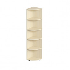 Стеллаж высокий угловой К 427 ДШ дуб шамони
