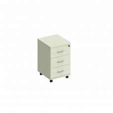 Тумба выкатная 3-х ящичная с центральным замком КФ К.308 ДШ дуб шамони