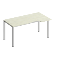Стол эргономичный правый на металлокаркасе КФ К.1140 ДШ дуб шамони