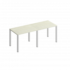 Рабочая станция на металлокаркасе (2х100) КФ К.1130-2 ДШ дуб шамони