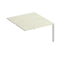 Секция стола рабочей станции на металлокаркасе (2х140) КФ К.1145-1 ДШ дуб шамони