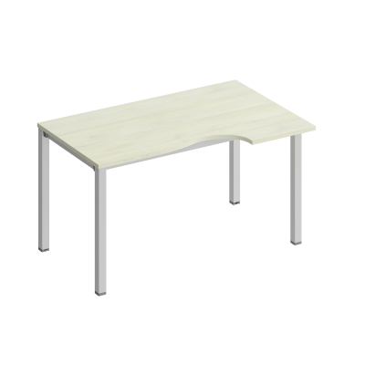 Стол эргономичный правый на металлокаркасе КФ К.1138 ДШ дуб шамони