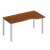 Стол эргономичный правый на металлокаркасе КФ К.1140 ОФ французский орех