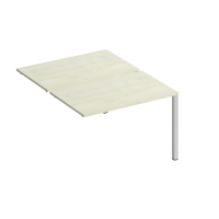 Секция стола рабочей станции на металлокаркасе (2х120) КФ К.1144-1 ДШ дуб шамони