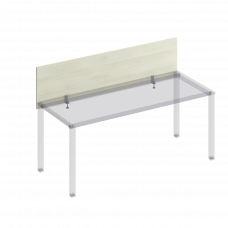 Экран для стола 180 на каркасе настольный фронтальный КФ К.844 ДШ дуб шамони