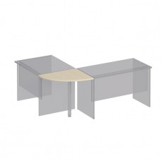 Угловой сегмент К 204 ДШ дуб шамони