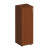 Шкаф для документов средний узкий закрытый МП2 К 359 ОФ французский орех
