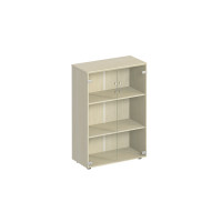 Шкаф для документов с прозрачным стеклом К 366 ДШ дуб шамони