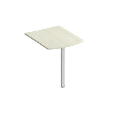 Брифинг-приставка фронтальная с опорой КФ К.1220 ДШ дуб шамони