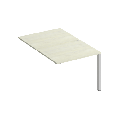 Секция стола рабочей станции на металлокаркасе (2х100) КФ К.1143-1 ДШ дуб шамони