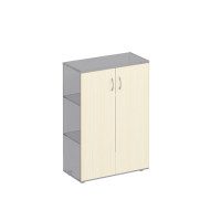 Двери деревянные средние (2шт.) КФ К 434 ДШ дуб шамони