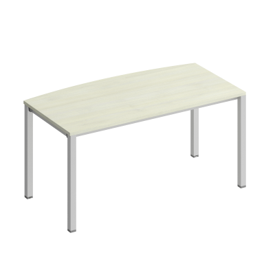 Стол руководителя на металлокаркасе КФ К.1141 ДШ дуб шамони