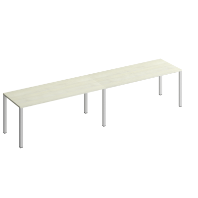 Рабочая станция на металлокаркасе (2х180) КФ К.1134-2 ДШ дуб шамони