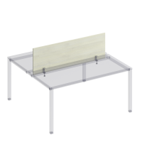 Экран с кронштейнами фронтальный для станции 160 на каркасе КФ К.848 ДШ дуб шамони