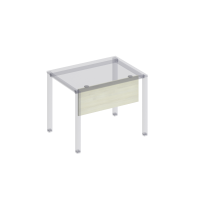 Экран стола защитный (ДСП) для стола 100 на каркасе КФ К.810 ДШ дуб шамони