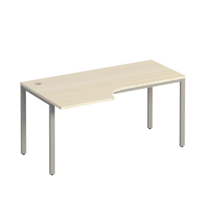 Стол эргономичный левый на металлокаркасе МП2 К 197 ДШ дуб шамони